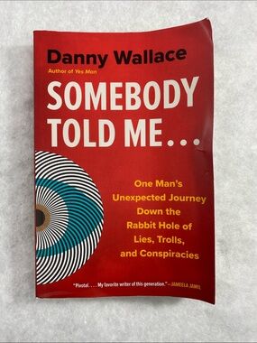 Somebody Told Me... by Danny Wallace - Red Paperback